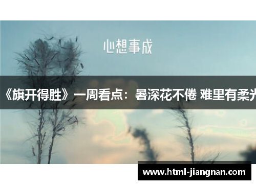 《旗开得胜》一周看点：暑深花不倦 难里有柔光